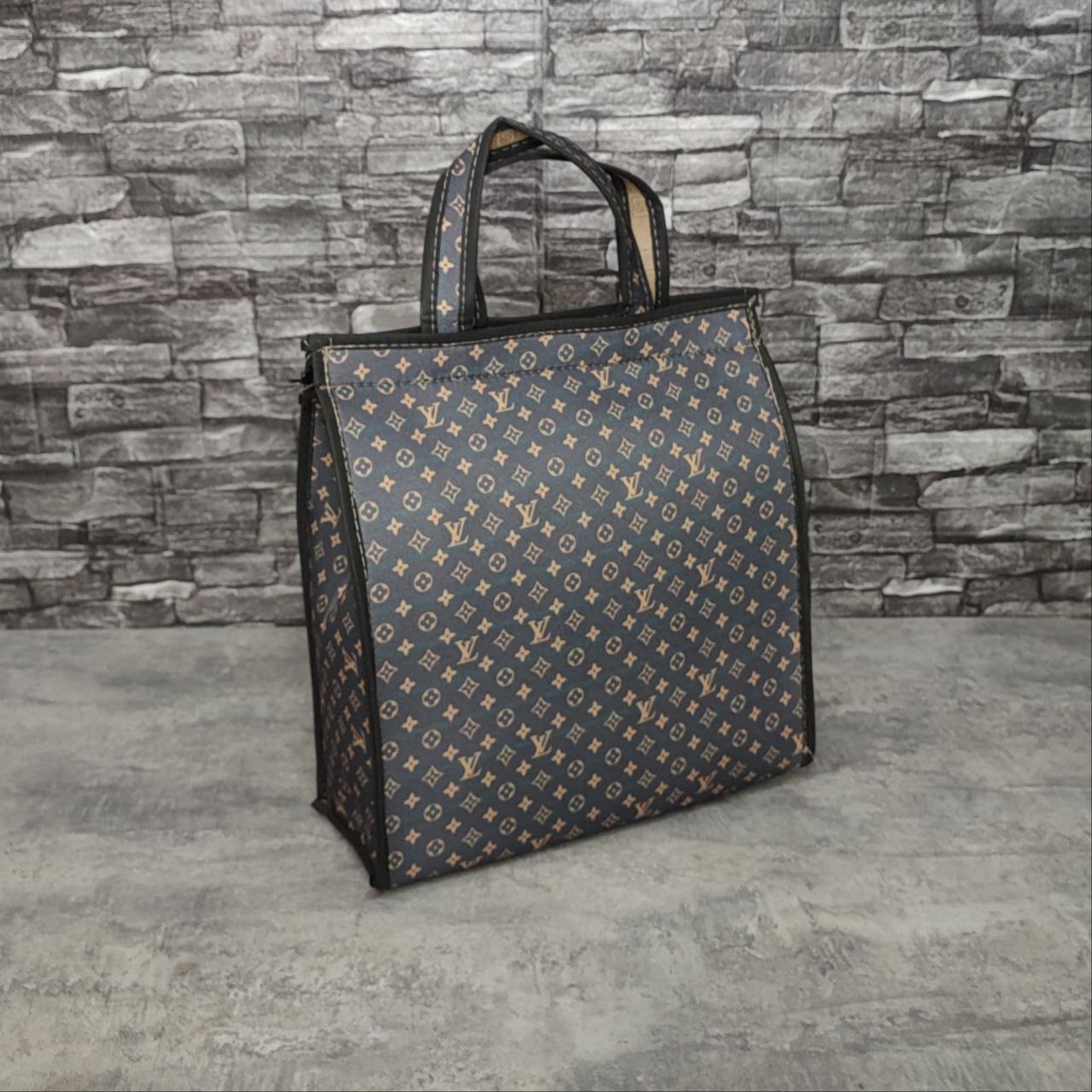 طرح LV قهوه ای خاکستری