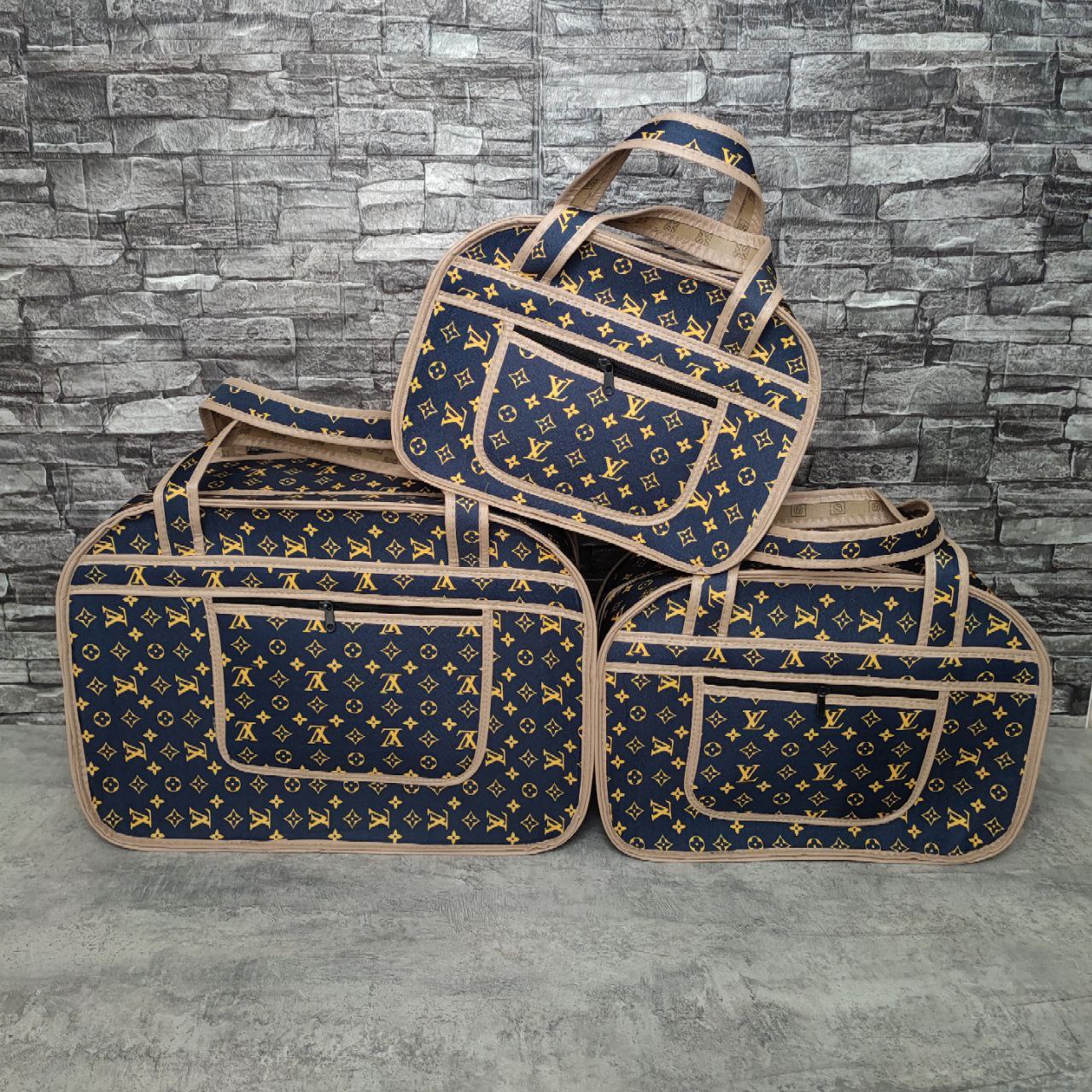 طرح LV سورمه ای طلایی